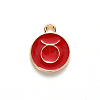 Alloy Enamel Pendants ENAM-S124-01A-07C-2