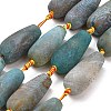 Natural Dragon Veins Agate Beads Strands G-A321-I05-01-2