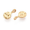 304 Stainless Steel Teardrop Charms X-STAS-T072-39G-2