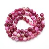 Natural Quartz Beads Strands G-N355-6mm-14-2
