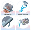 Nylon Mesh Zipper Wallets HJEW-TAC0186-4