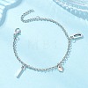 Alloy Charms Bracelets BJEW-JB12906-1
