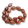 Natural Red Banded Agate Beads Strands G-B178-K01-01-3