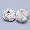 Polyester & Cotton Woven Beads WOVE-T004-18-2