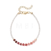 4Pcs Dyed Natural Malaysia Jade & Glass Beaded Bracelets for Women BJEW-JB13076-3