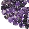 Natural Amethyst Beads Strands G-G453-G05-7x12mm-4