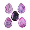 Natural Dragon Veins Agate Pendants GG-K002-01A-1