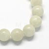 Natural Dyed Yellow Jade Gemstone Bead Strands G-R271-6mm-YXS03-2