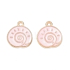 Alloy Enamel Pendants AL-CBAE435-12G-05-1