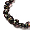 Handmade Dichroic Foil Glass Beads Strands DICH-U001-11D-3