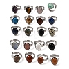 Adjustable 304 Stainless Steel Finger Rings for Women GG-CBA7994-04P-2