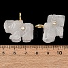 Natural Quartz Crystal Carved Pendants G-H357-01G-15-3