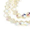 Transparent Glass Beads Strands LS-EGLA-N021-4mm-07-3