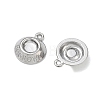 304 Stainless Steel Pendant Cabochon Settings SA-CBAE5AC-21P-2