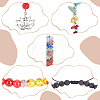 Natural & Synthetic Mixed Gemstone Chakra Yoga Jewelry Set SJEW-AN0001-40-3