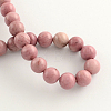 Natural Rhodonite Beads Strands G-R257-4mm-2