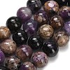 Natural Charoite Beads Strands G-G300-A01-10mm-2
