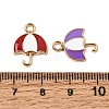 Alloy with Enamel Pendants AL-CBAD39A-05-3