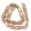 Natural Peach Moonstone Beads Strands G-P544-B04-01-3