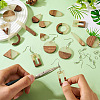 DIY Geometry Earring Making Kit DIY-TA0005-74-6