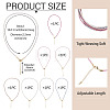 7Pcs 7 Colors 2.5MM Round Nylon Cotton Cord Necklace Making NJEW-TA0001-25G-4
