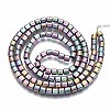 Electroplate Non-magnetic Synthetic Hematite Beads Strands X-G-T114-62-04-2