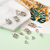 6 Sets 3 Style Alloy Box Clasps FIND-TA0001-54-15