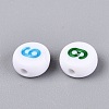Opaque Acrylic Beads SACR-Q001-12D-3