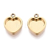 304 Stainless Steel Pendant Cabochon Component STAS-Q113-16G-1