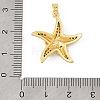 Ocean Brass & Rhinestone Pendants RB-CBA4B36-04G-05-3