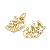 Brass Charms KK-CBA9234-14G-2