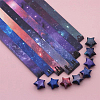 8 Colors Luminous Lucky Star Origami Paper DIY-WH0542-15E-6