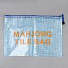 Nylon Mesh Mahjong Tile Storage Zipper Bags ABAG-WH0044-84B-1