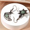 Natural Apatite Dangle Earrings G-H359-07R-07-3