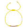 Handmade Glass Seed Beads Braided Bead Bracelets LE4581-14-1