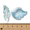 Transparent Frosted Acrylic Beads X-OACR-H039-06-3