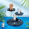 3-Tier Acrylic Model Toy Assembled Holders ODIS-WH0034-06A-5