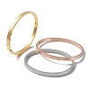 3Pcs 3 Color 304 Stainless Steel Bangles Set BJEW-F464-09-1