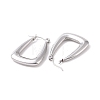 Non-Tarnish 304 Stainless Steel Hoop Earrings for Women EJEW-F287-07P-2