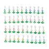 40Pcs Tulip Acrylic Pendant Decorations HJEW-JM04689-01-2