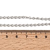 2.5MM Brass Twisted Infinity Link Chain Necklaces for Women NJEW-F366-07B-P-5