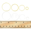 80Pcs 8 Style Brass Linking Rings KK-FS0001-15-6