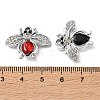 Alloy with Rhinestone Pendants RB-E001-01-3