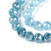 Anti-Tarnish Electroplate Glass Beads Strands LS-GLAA-N064-8mm-11-4