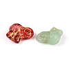 Baking Paint Transparent Glass Beads DGLA-N018-10-2