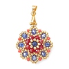 Glass Pendants PALLOY-MZ01326-03-1