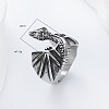304 Stainless Steel Finger Rings for Men UP9646-2-5