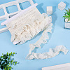 4 Yards Polyester Wrinkle Lace Ribbon OCOR-TA0004-18F-7