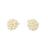 Natural Cultured Freshwater Pearl Stud Earrings EJEW-JE07283-3