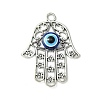 Blue Evil Eye Alloy Big Pendants PALLOY-JF02358-01-1